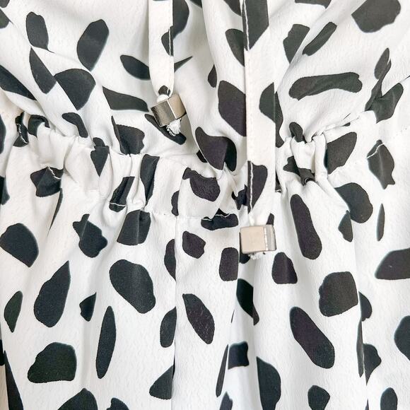 Runaway The Label Leopard Print Off the Shoulder Romper Size 2 - Picture 4 of 6